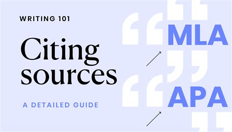 detailed guide  citing sources  mla   writer