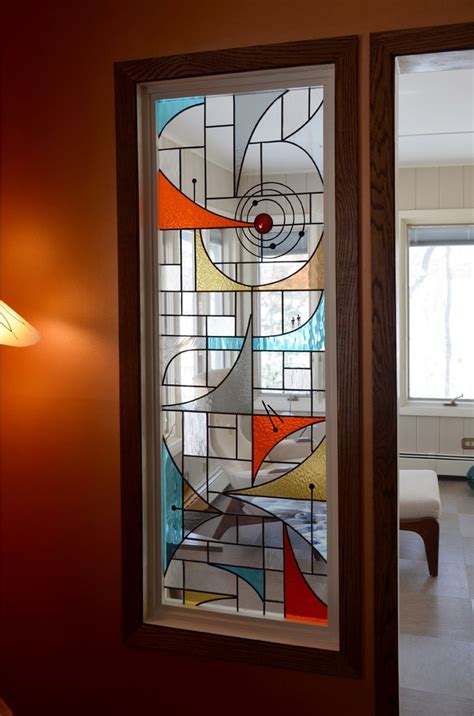 Modern Stained Glass Stained Glass Door Stained Glass Panels