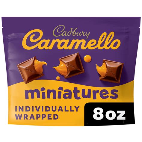 buy cadbury caramello miniatures milk chocolate and caramel candy bars