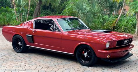 check    hp  ford mustang restomod headed  mecum