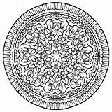 Mandalas Mandala Pages Relaxation Color Happiness Coloring Herbalshop Template sketch template