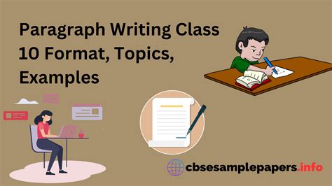 paragraph writing class  format topics examples cbse sample papers