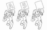 Outline Coloring Cartoon Jumping Girl Boy Idea Great Illustration sketch template