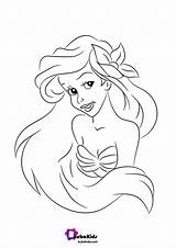 Tracing Bubakids Mermaid sketch template