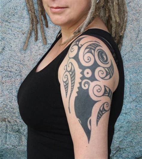 Cool Shoulder Tribal Tattoo Idea For Women Tattoos For Women Tribal