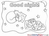 Coloring Night Good Pages Pillows Sheet Title Cards sketch template