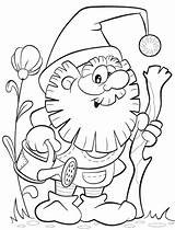 Gnome Coloring Gnomes Pages Funny Ru Printable Print Wonder sketch template