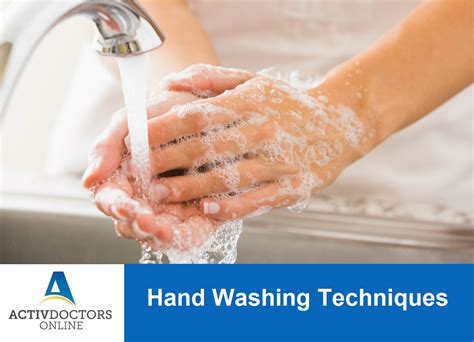 hand washing techniques activ doctors  india