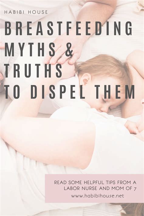breastfeeding myth buster simple truths to help you breastfeeding