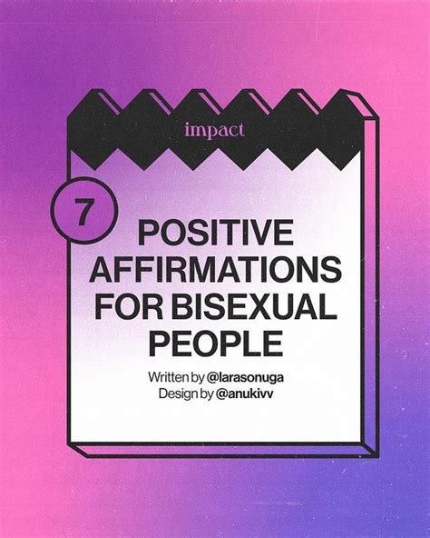 My Bisexual Box My Bisexual Life — Positive Affirmations For Bisexual