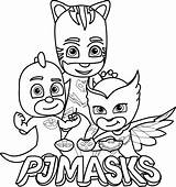 Catboy Coloring Pages Pj Masks Getcolorings Printable sketch template