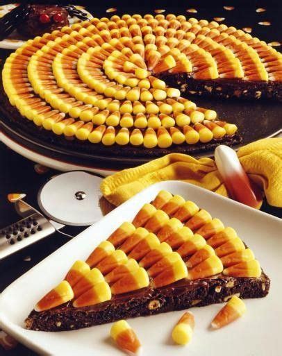 candy corn brownie pizza from love from the oven a collection of lots of different things to
