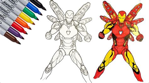 iron man mark  iron man endgame coloring pages sailany coloring