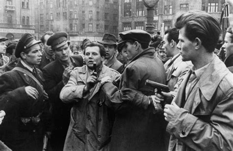 the hungarian revolution of 1956 photos from the streets