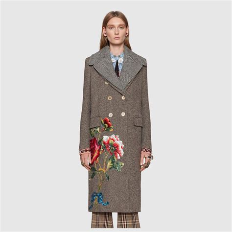 gucci sequin embroidered wool coat detail 3 ladies coat design wool