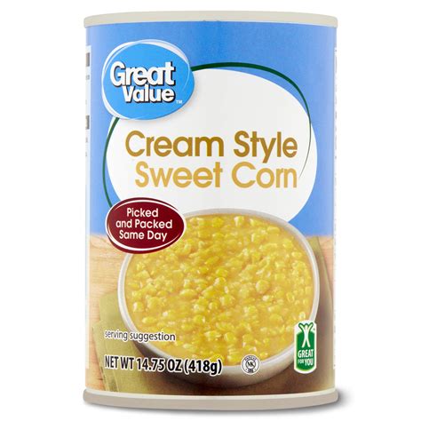 great  canned cream style sweet corn  oz walmartcom