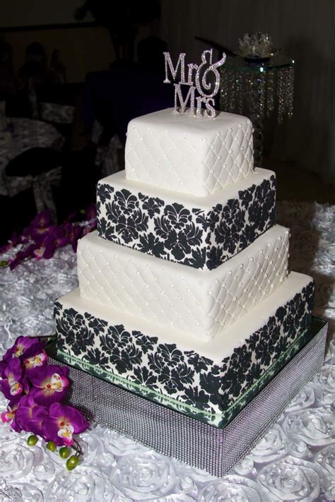 wedding cake using stencil cake wedding cakes mine cake
