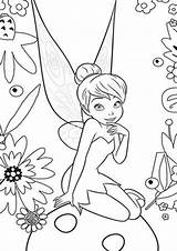 Tinkerbell Coloring Pages Print Easy Tulamama Printable Kids Choose Board sketch template