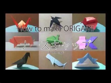 nurse cap  origami youtube