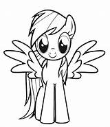 Rainbow Dash Coloring Pages Colouring Kids Printable Clipartmag Gif sketch template