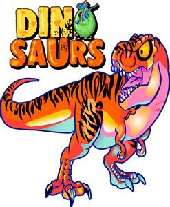 dinosaurs logo png vector ai