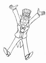 Coloring Uncle Sam Pages Popular Library Clipart Coloringhome Line sketch template
