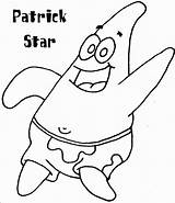 Coloring Patrick Spongebob Pages Starfish Library Clipart sketch template