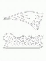 Coloring Patriots Logo England Pages Popular sketch template