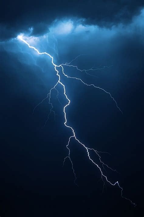lightning  dramatic cloudscape lightning photography blue
