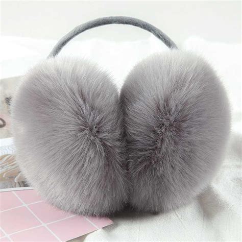 unisex winter fashion faux fur ear muff cute winter ear muffs fur