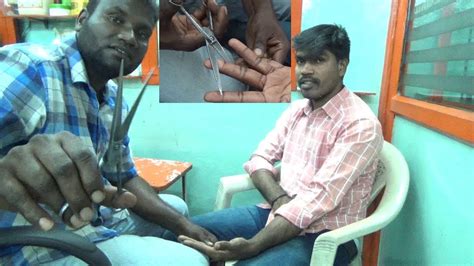 the world s best finger scissor massage not sharp not cut raja