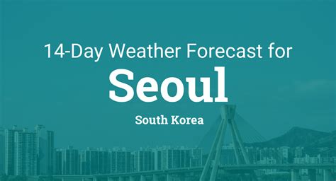 seoul south korea  day weather forecast