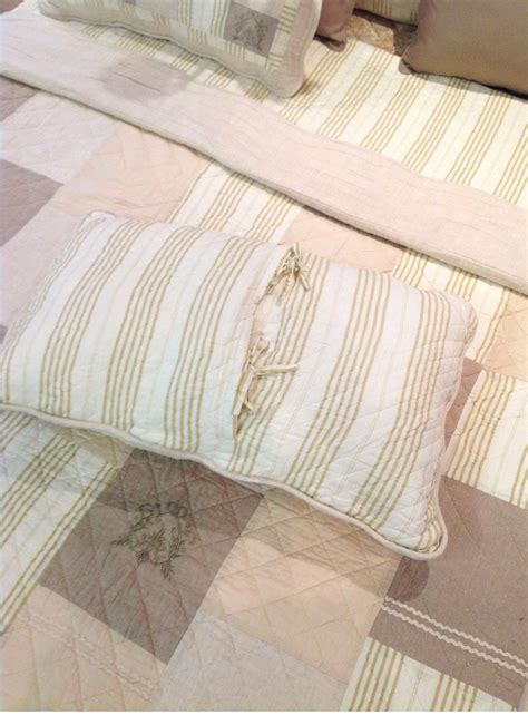 king bed quilt set country linen colour taupe ivory cream patchwork