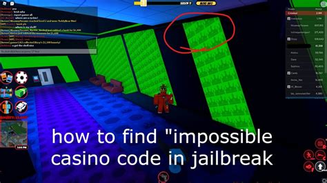 find  impossible casino code  jailbreak youtube