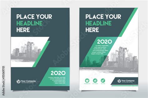 company document cover design   size stock image  royalty