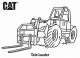 Loader Coloriage Chantier Engin Skid Caterpillar Tele Imprimer Backhoe Equipment Excavator Eskavator Mewarnai sketch template