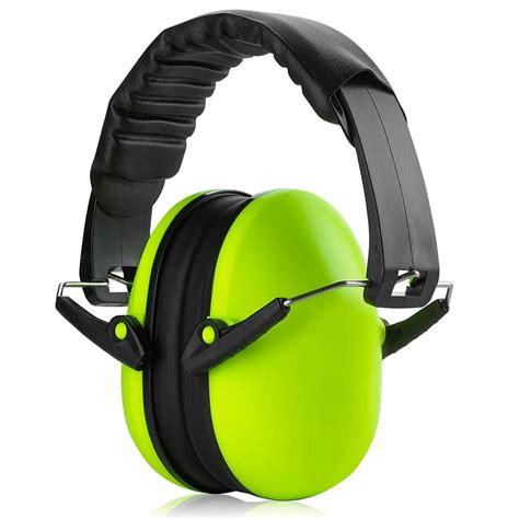 hearing protection ear muffs lime green hearing protection  noise cancelling reduction