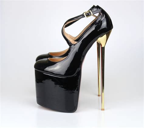 extreme high heel 30cm platform court shoes stiletto pump uk3 10 eu36