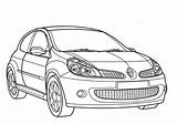 Renault Coloring Clio Kolorowanka Ausmalbild Druku Supercoloring Kleurplaat Coloriages Rnews Drukowanka Kleurplaten Samochód Drukowania Ausdrucken Lesvoitures Kangoo sketch template