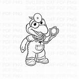 Muppet Gonzo sketch template