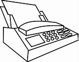 Fax Machine Clipart Clip Gif Cliparts Office Library Clipground Favorites Add sketch template