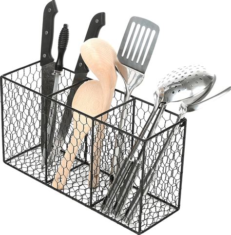 large  wire kitchen utensil holders   home