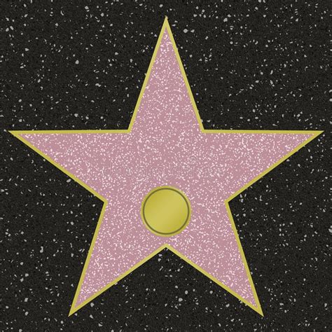 hollywood star template printable