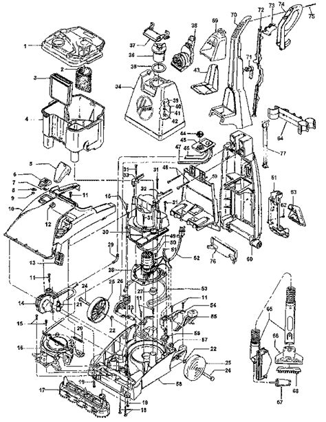 steam vac parts list schematic usa vacuum