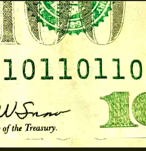 rare fancy serial number  dollar bill etsy
