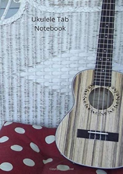 ukulele tab notebook  pages glossy    blank ukulele