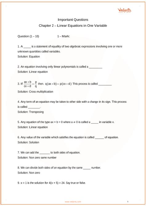 grade linear equations test  tessshebaylo