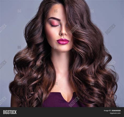 fashion model wavy image and photo free trial bigstock