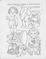 Dolly Dingle Dolls Paper Missy Miss Identification Joan Pages sketch template
