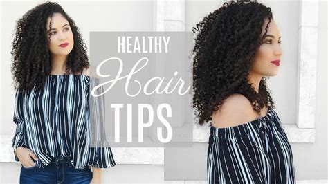 healthy curly hair tips youtube